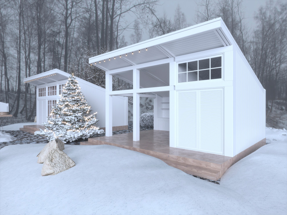 Модульная дача. Проект недорогого дачного дома