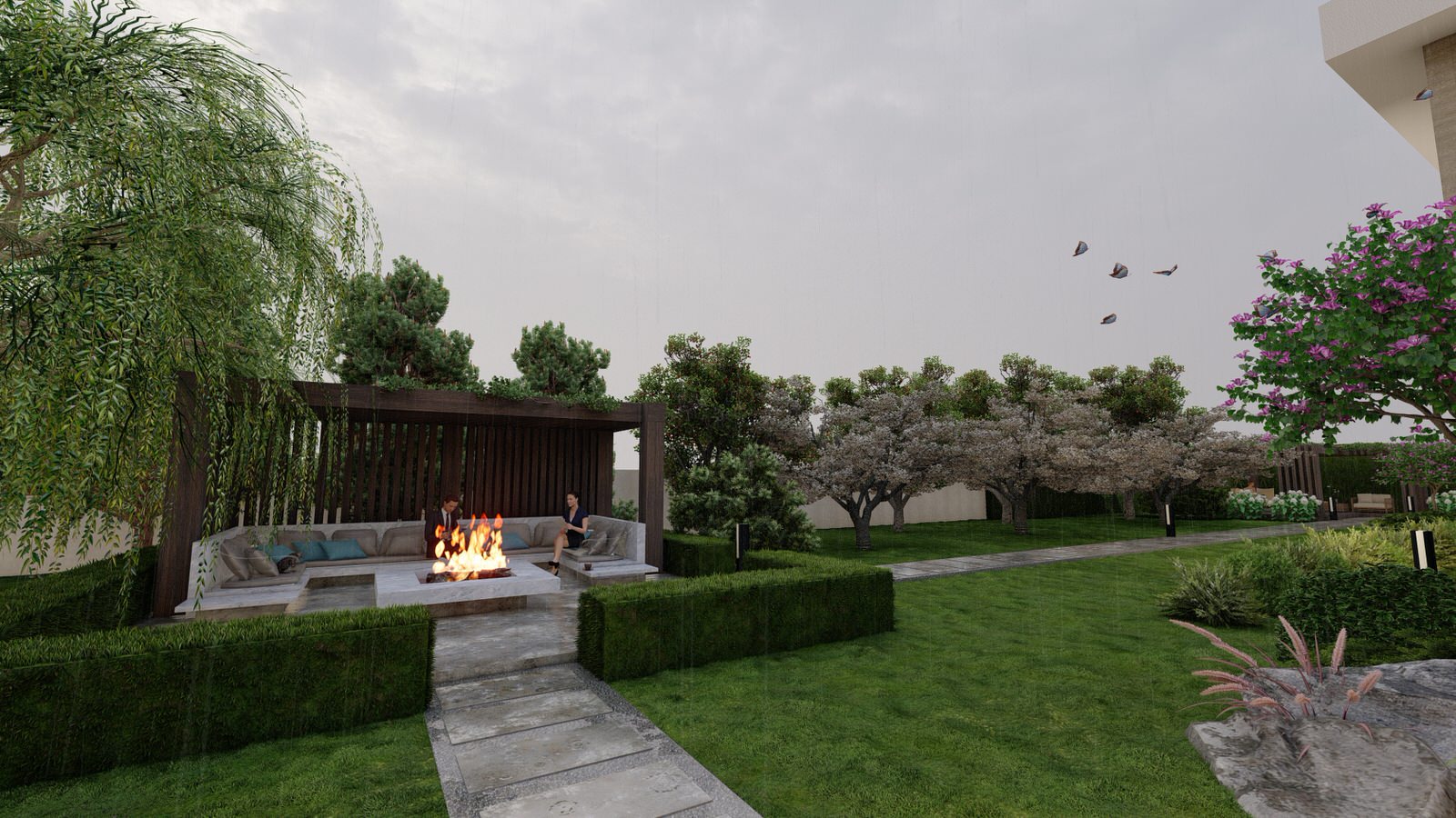 Обложка проекта: Сад "Многоликий". КП Райт Вилладж