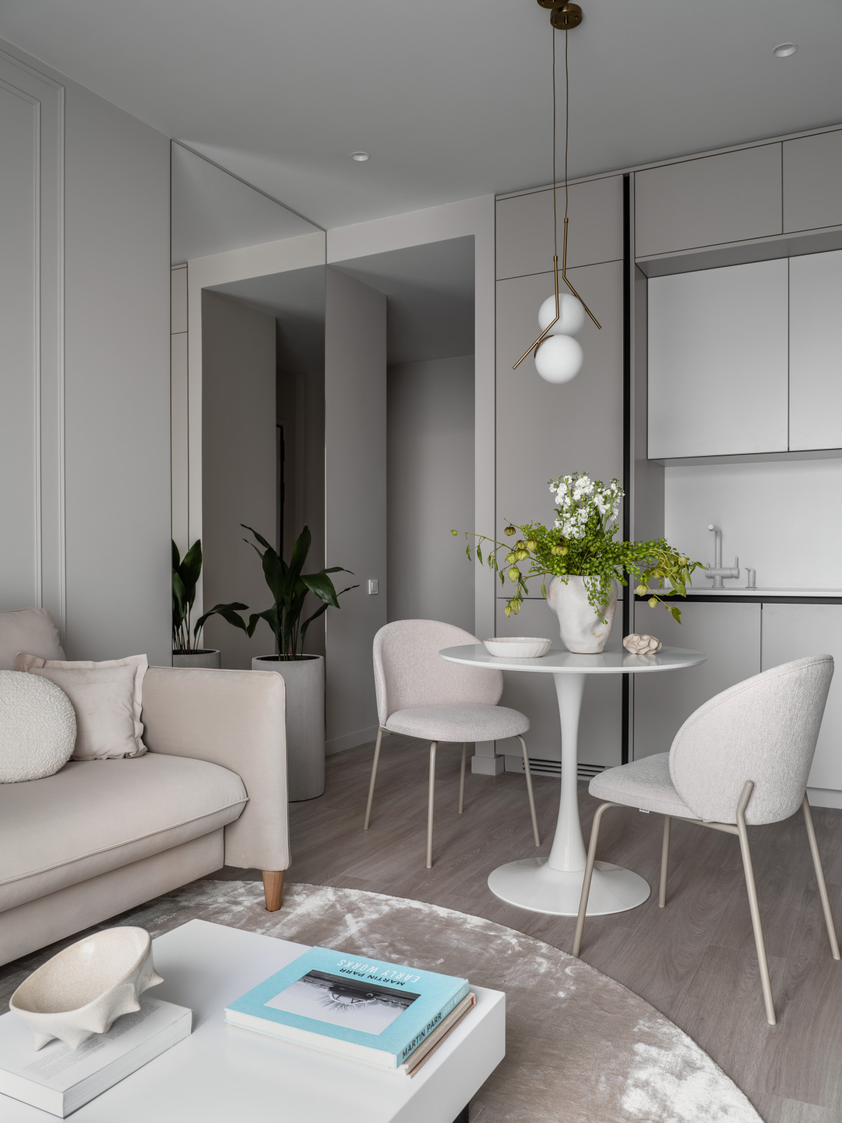 Дизайн интерьера квартиры в современном стиле в ЖК Метрополия