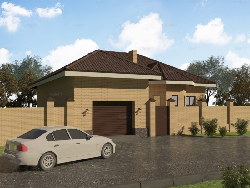 Обложка проекта: Дом площадью 137 м²