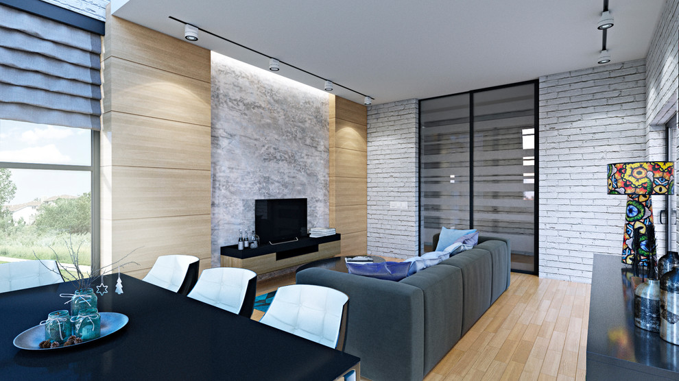 Дизайн интерьера гостиной в загородном доме