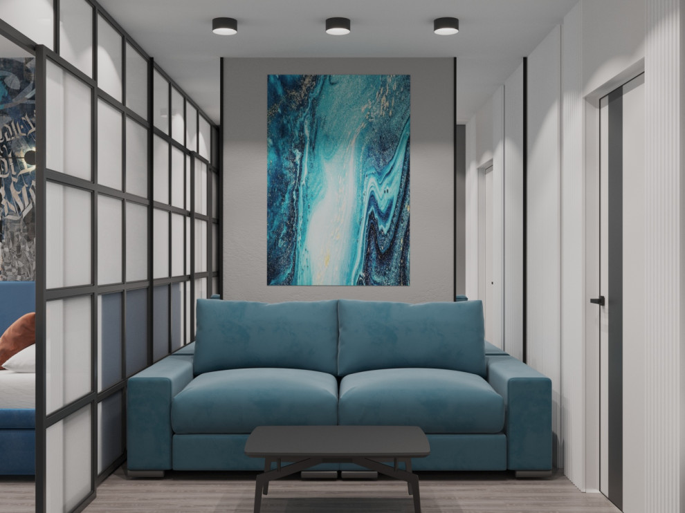 Обложка проекта: Квартира в современном стиле.