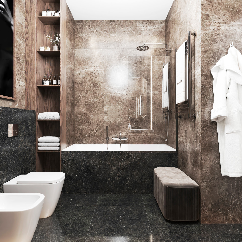 Дизайн интерьера "Санузел в ЖК "Символ"