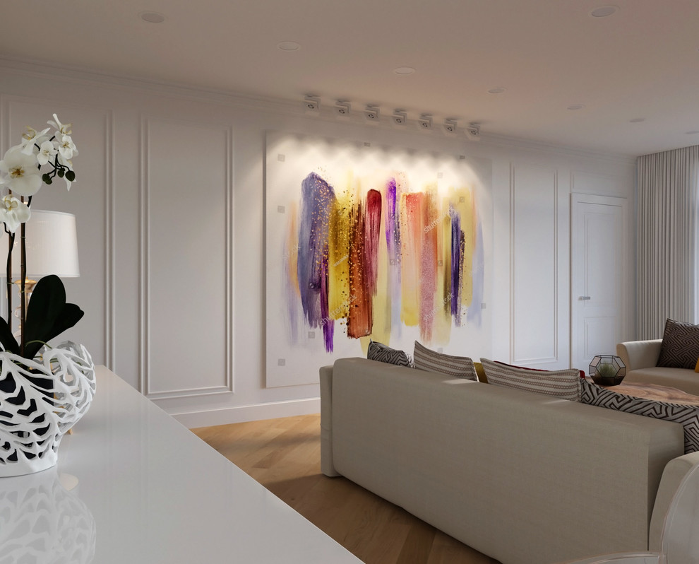 Квартира с каплями солнца и облаков