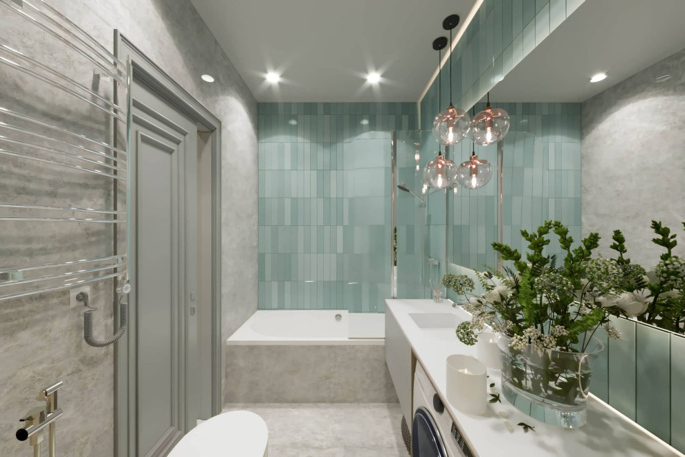 Дизайн и ремонт квартиры в ЖК «Грин Парк» — Бирюзовое настроение