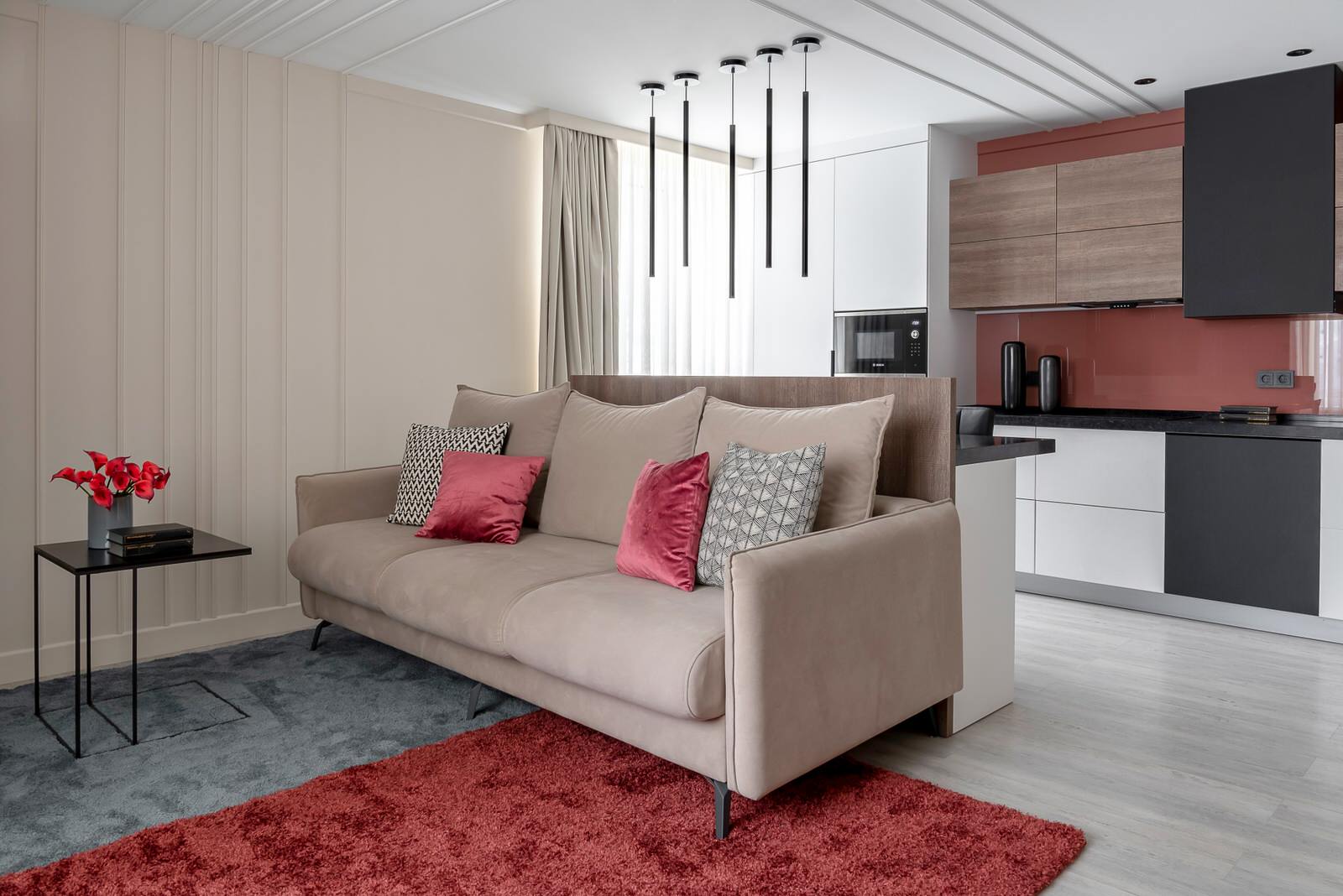 Реализованный проект квартиры для мамы с ребенком, г.Находка