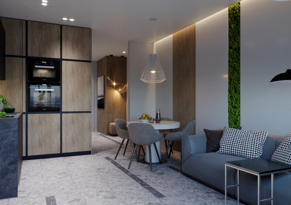 Двухкомнатная квартира в современном стиле