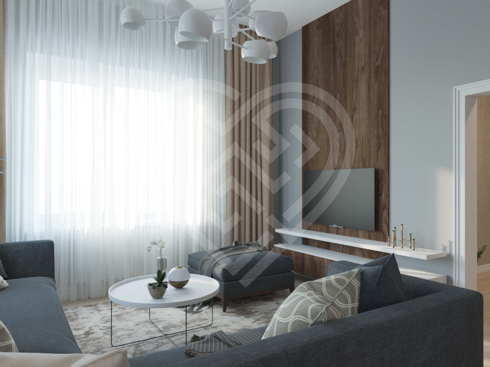 Дизайн интерьера загородного дома в Сходне