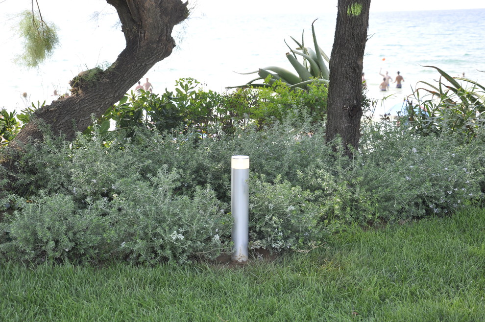 Ландшафтное освещение отеля