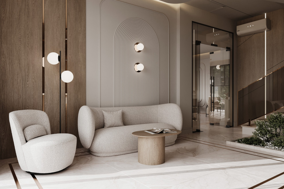 Дизайн лобби отеля в г.Сухум