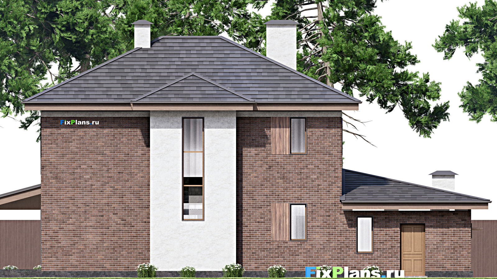 Проект двухэтажного дома 19х13 м S235м2 F-14633