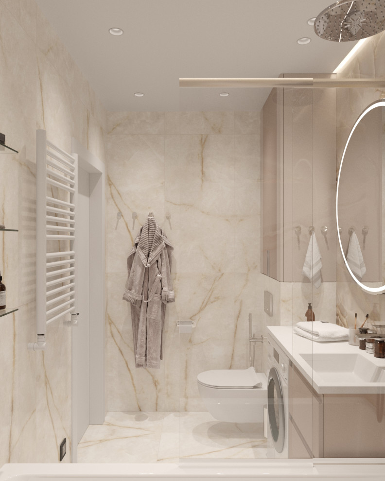 Дизайн квартиры в ЖК «Солярис» с большой лоджией