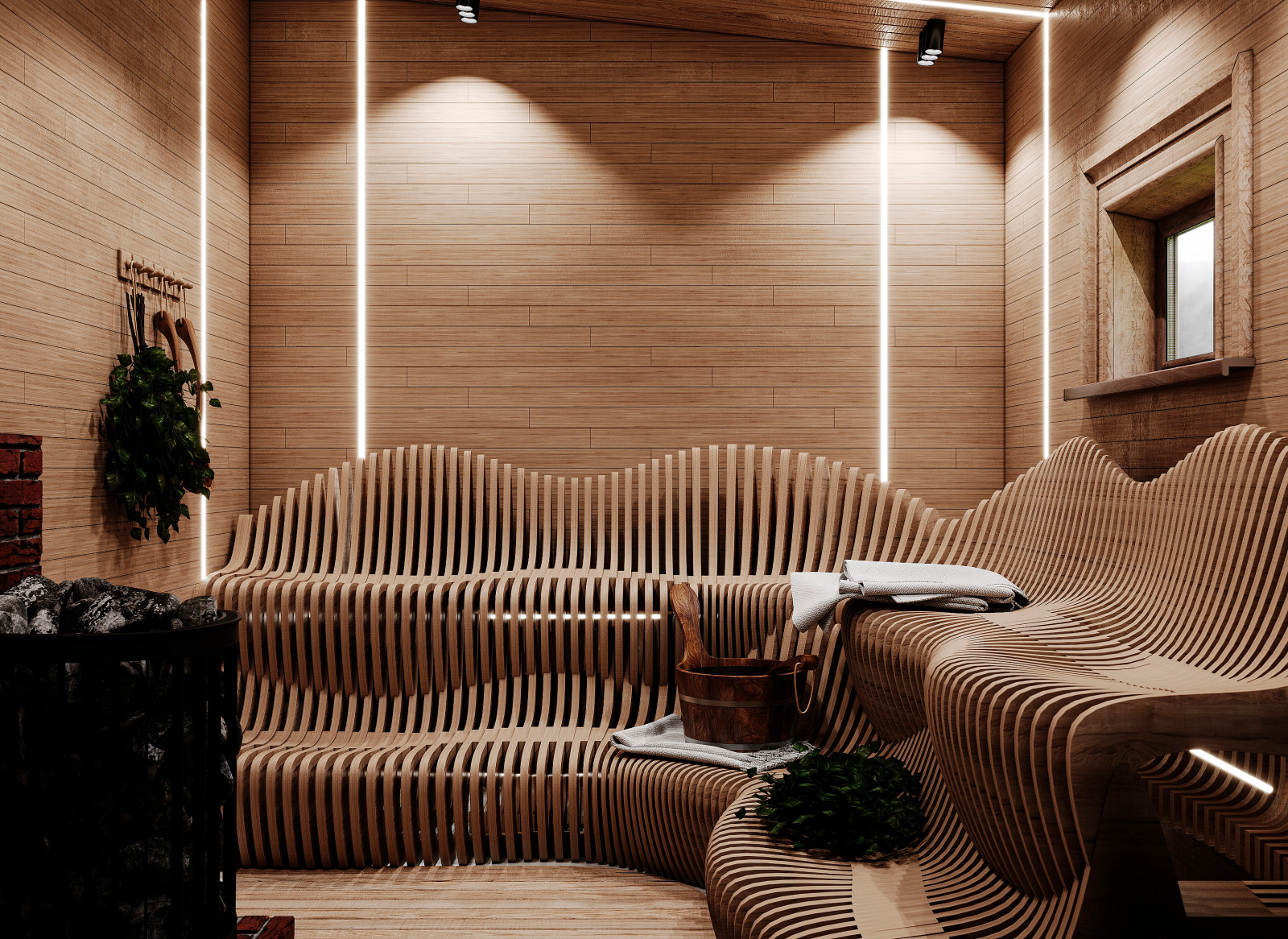 Bathhouse Павлово-Посадский район. Баня.