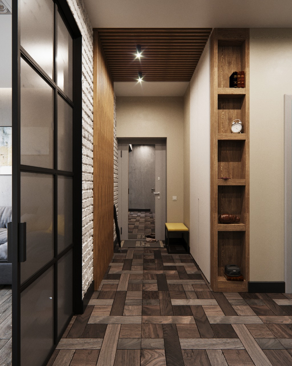 ЖК "Лахта парк" квартира в стиле LOFT 90 м2