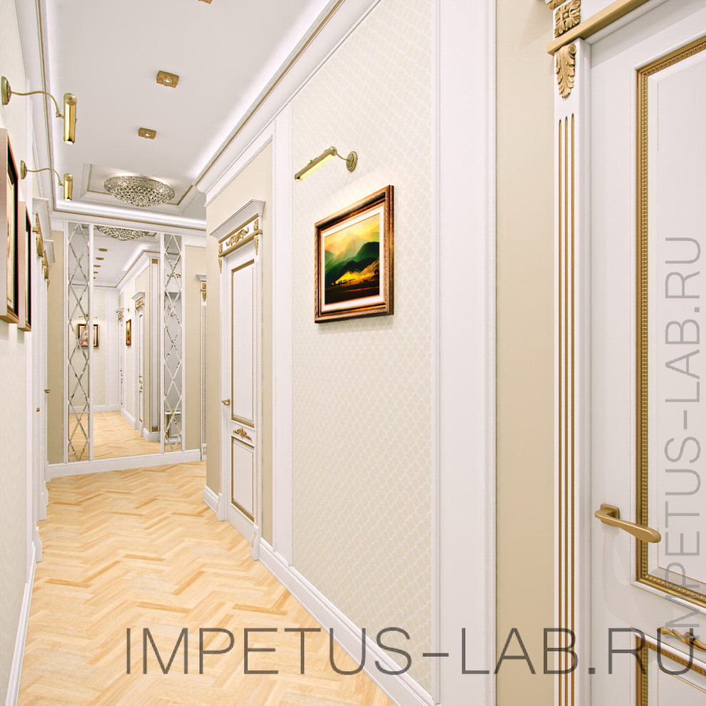 Проект квартиры в классическом стиле