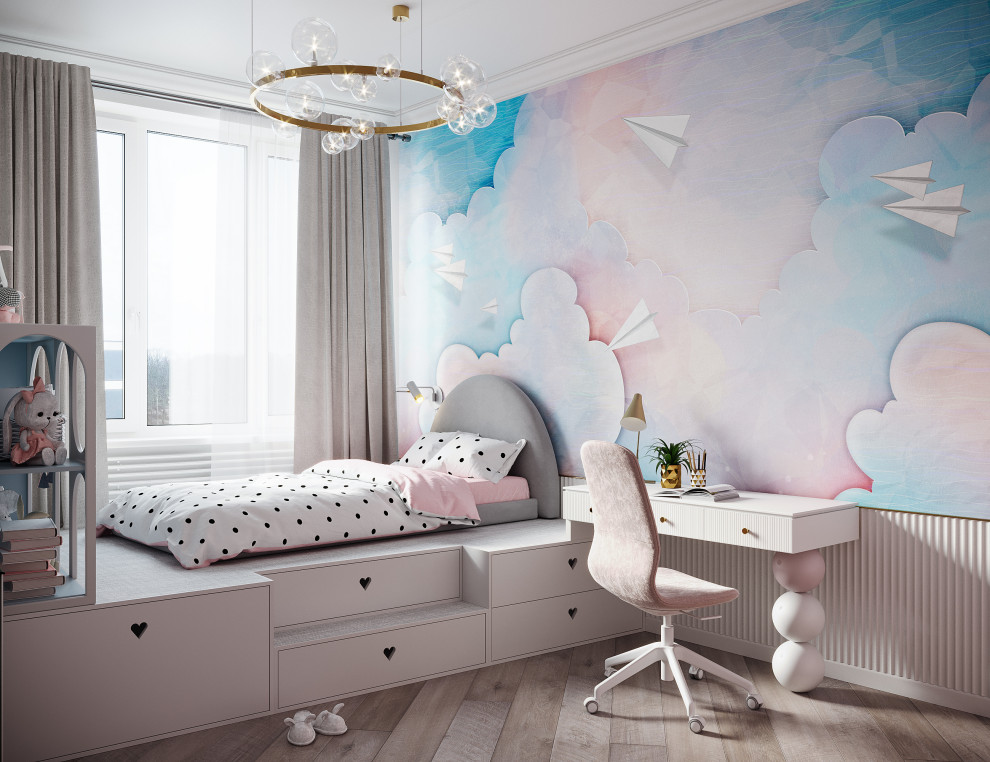 Декорирование детской комнаты, 14.5 кв.м.