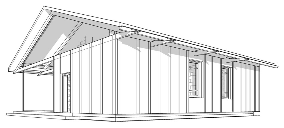 Реконструкция дома в Икше. Проект.