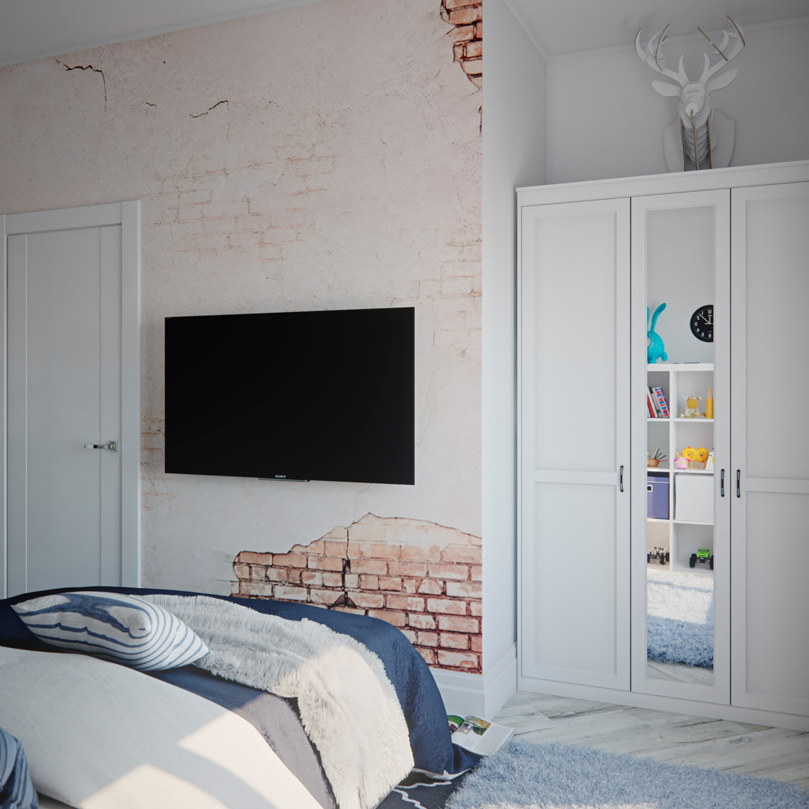 Проект отделки квартиры 44м2 в ЖК "Ривер Парк"