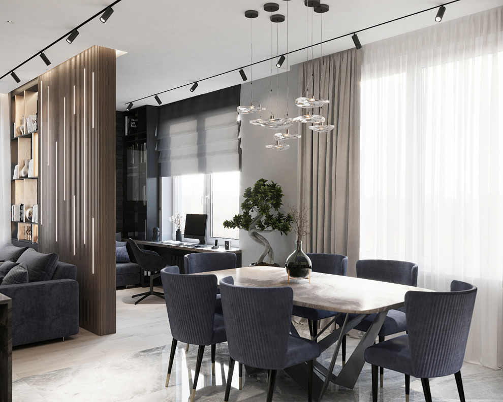 Гостиная в ЖК Настоящее