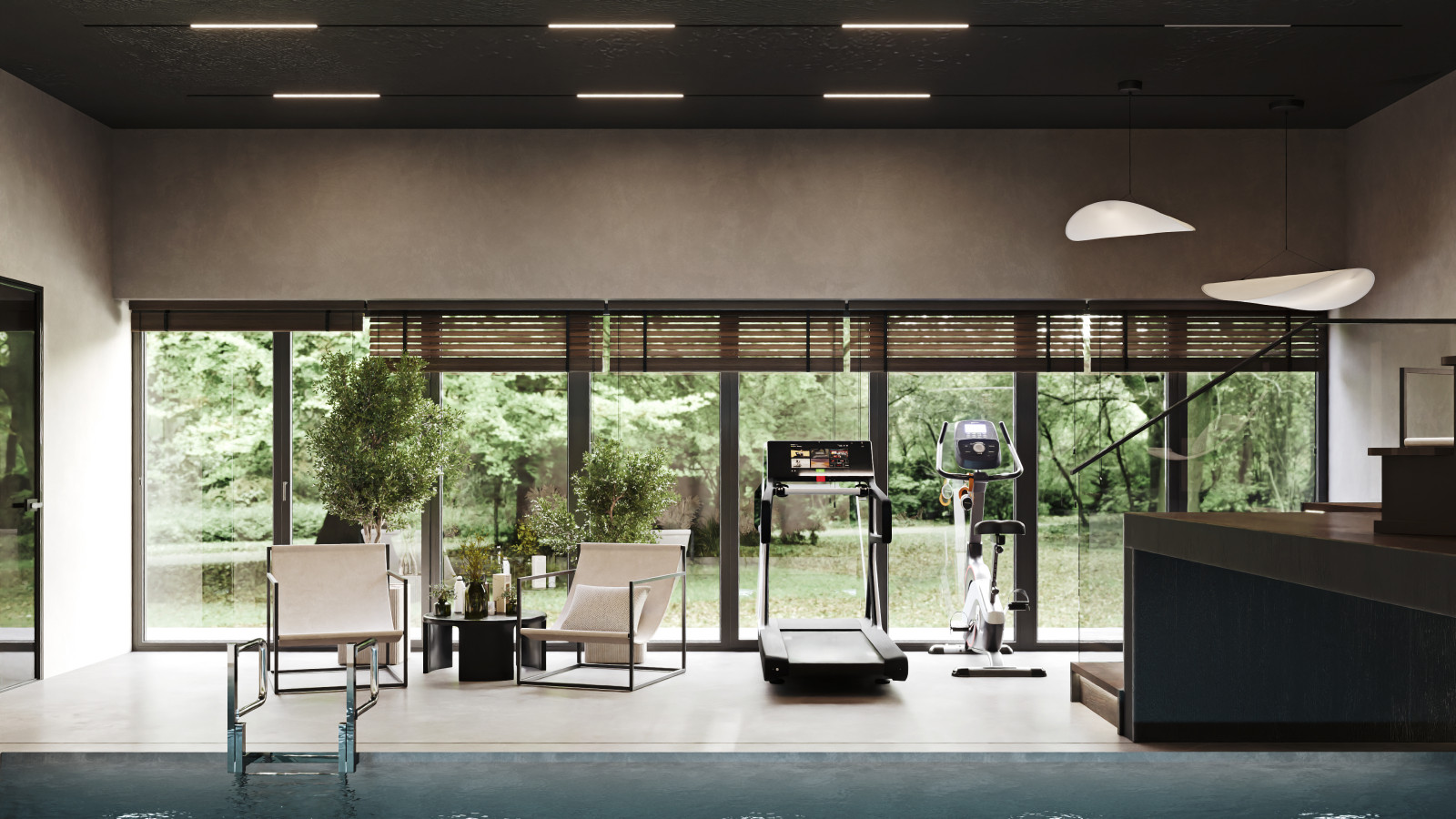 Домашний спа и тренажерный зал