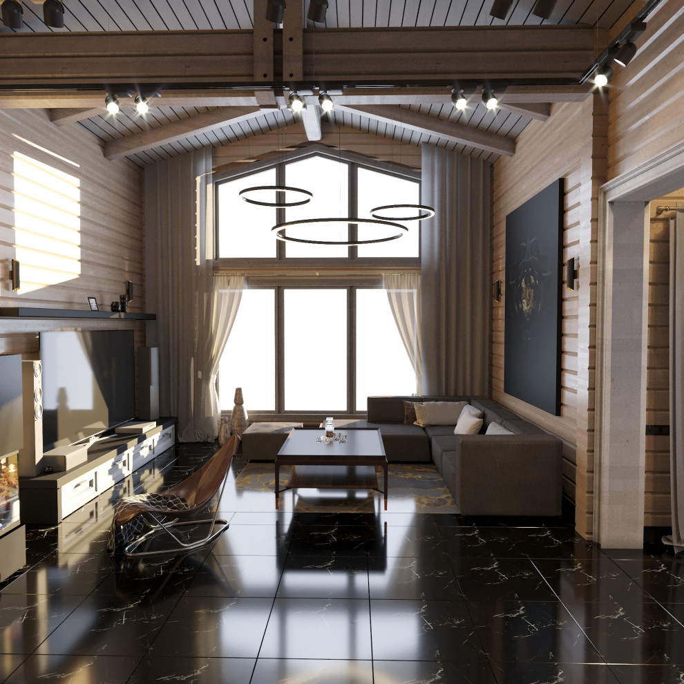 Первозванное интерьеры дома из клееного бруса