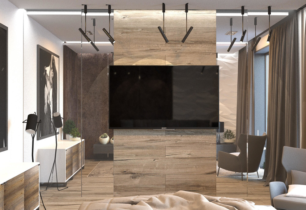 Спальня хайтек