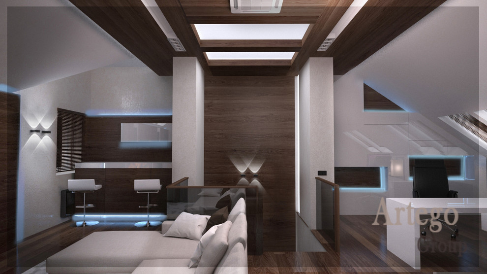 Дизайн интерьера таунхауса в КП "Новое Бакеево"