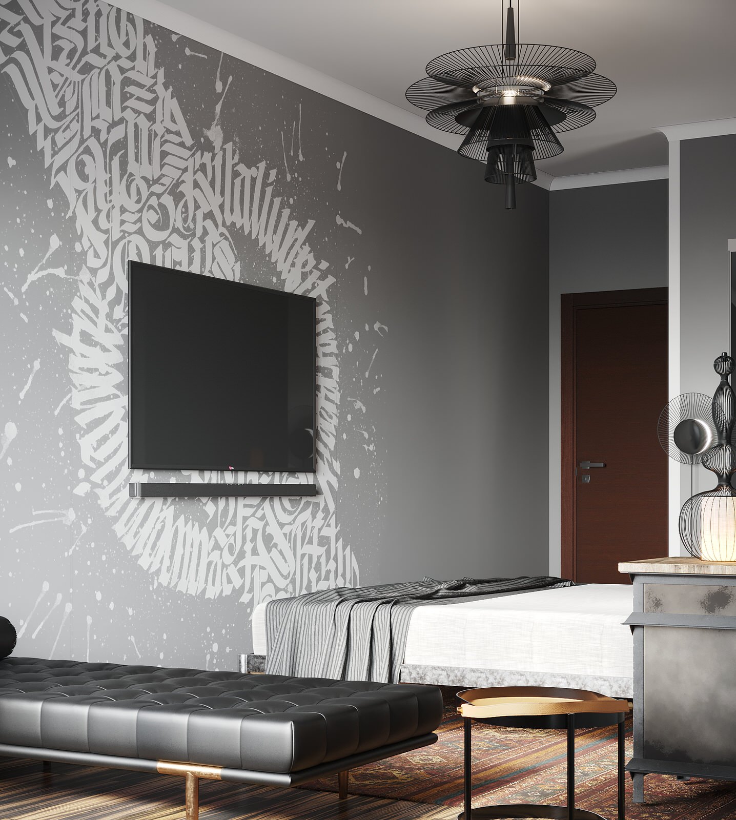 Спальня для молодого мужчины