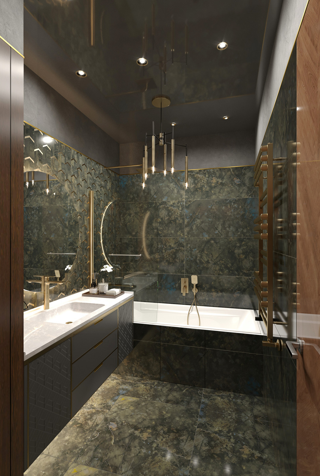 Четырехкомнатная квартира 170 м.кв. ЖК "Династия "