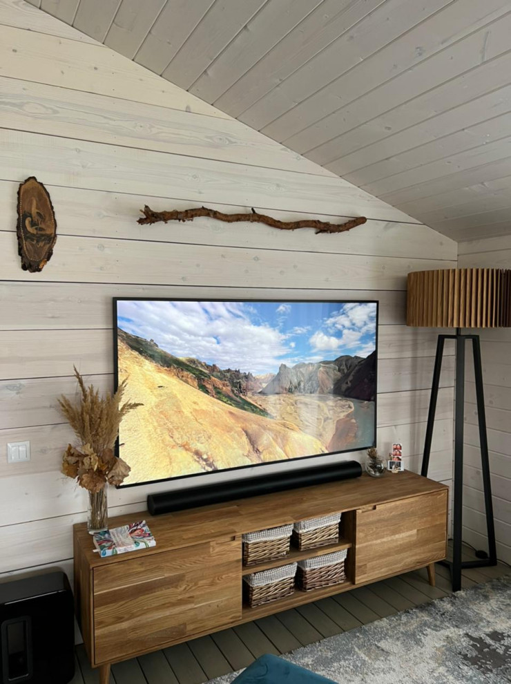 Тв-зона в гостиной