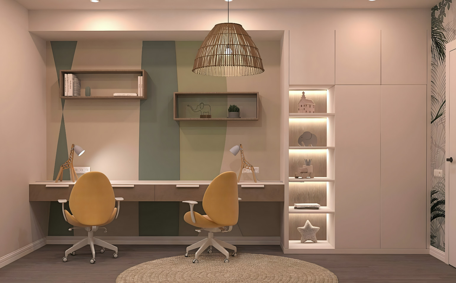 Обложка проекта: Детская комната "Тропики"