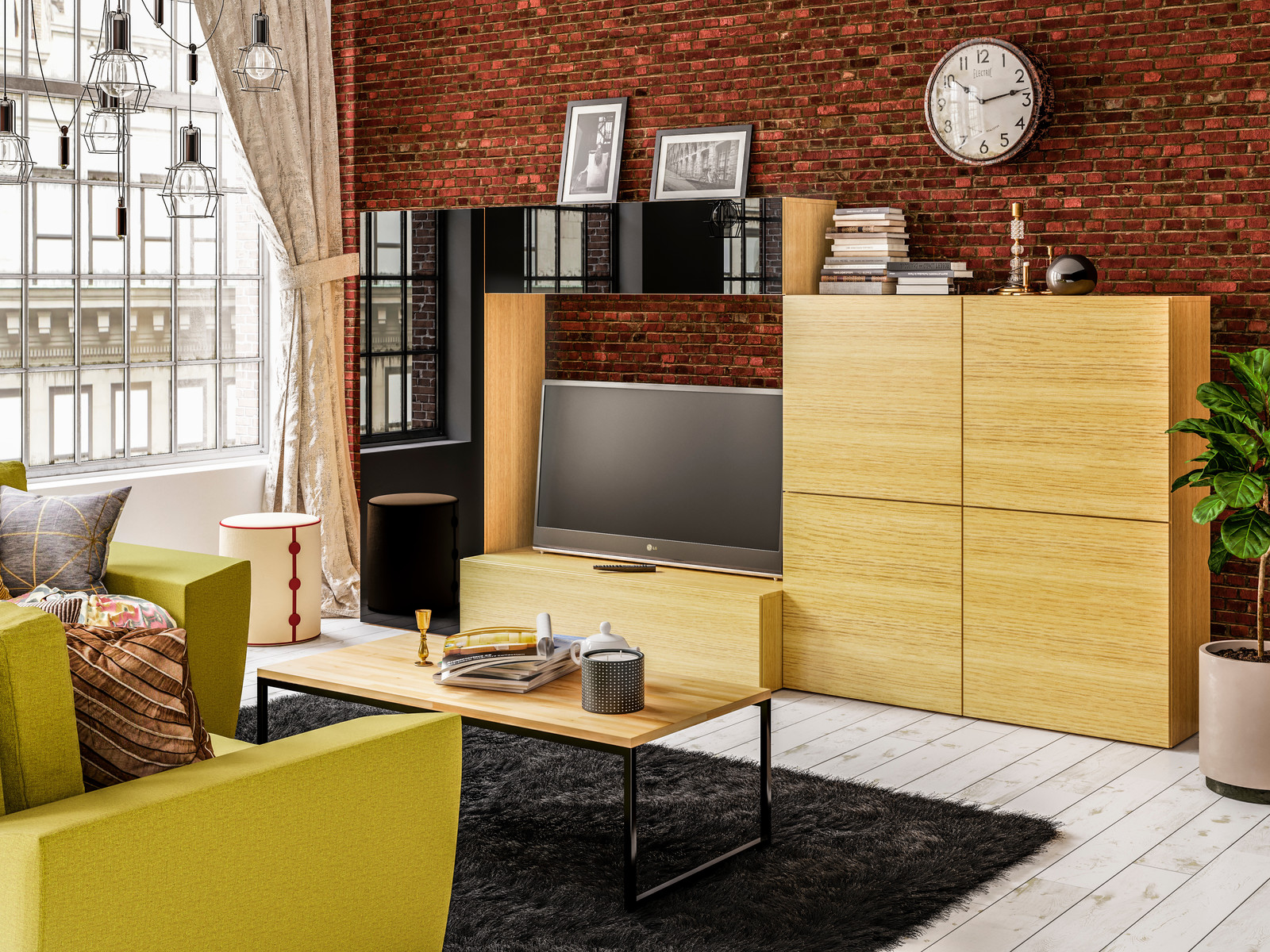 Визуализация Гостиная Gusto ОГОГО Обстановочка