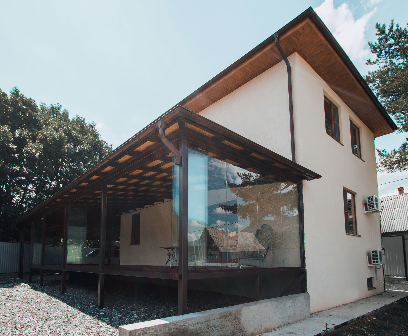 Остекление веранды в горной Адыгее