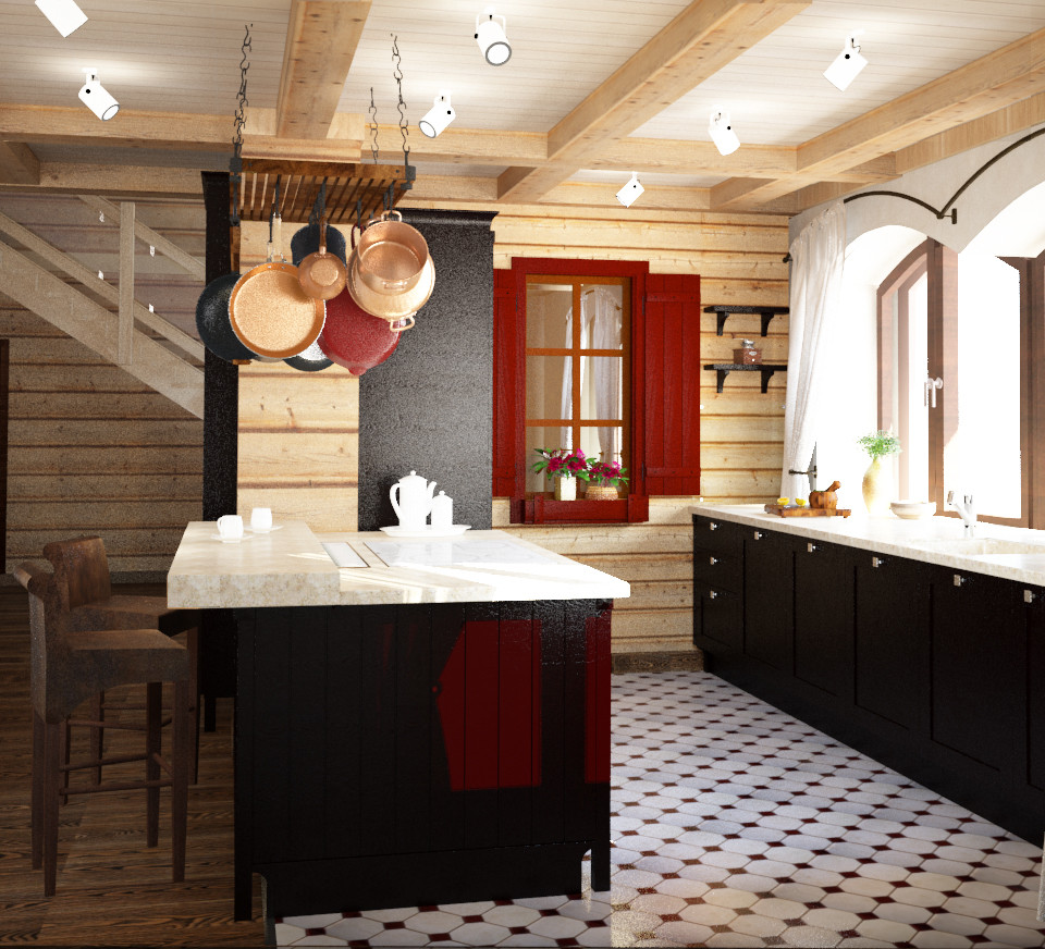 Проект загородного дома в стиле Шале