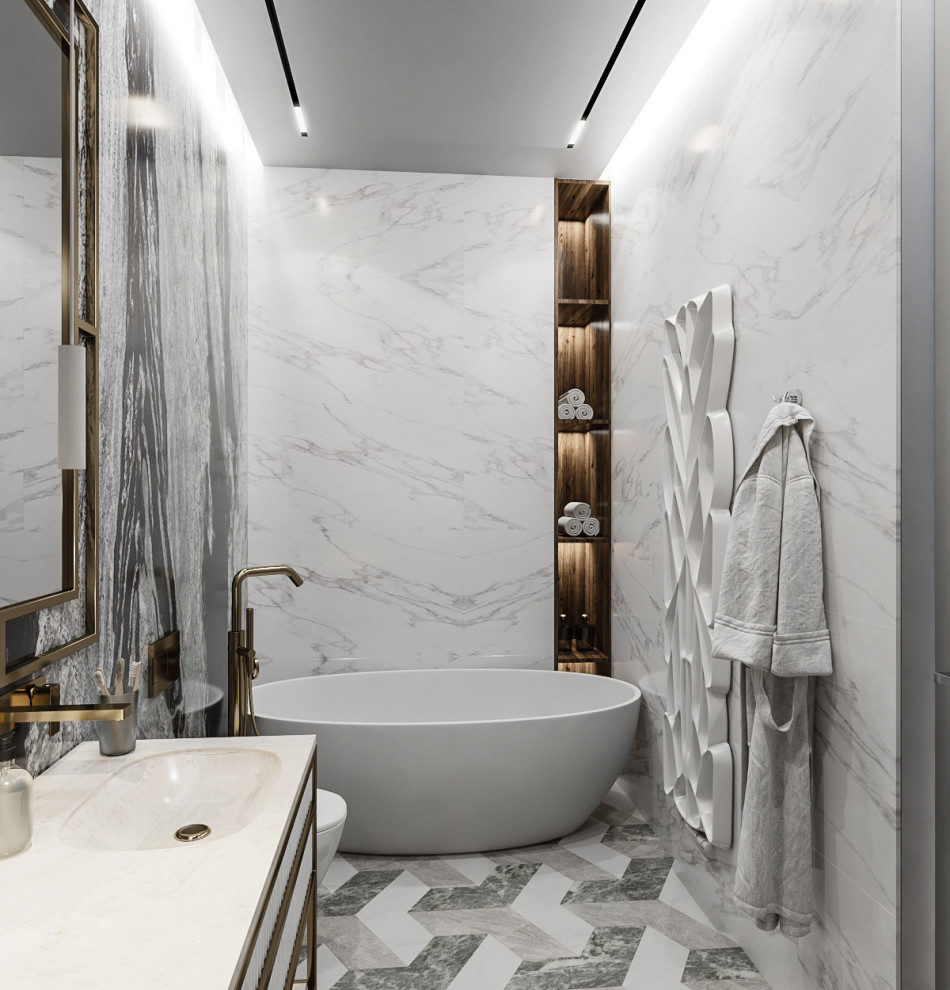 Дизайн квартиры в Москве ЖК Дыхание