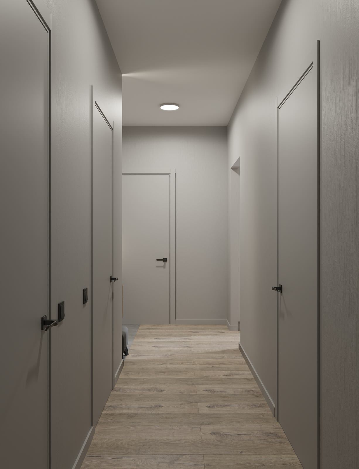 Проект квартиры для молодой семьи в Екатеринбурге.