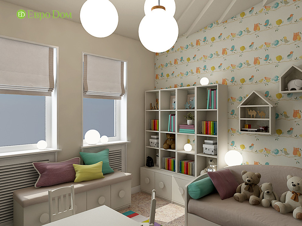 Дизайн интерьера коттеджа 490 кв. м в современном стиле