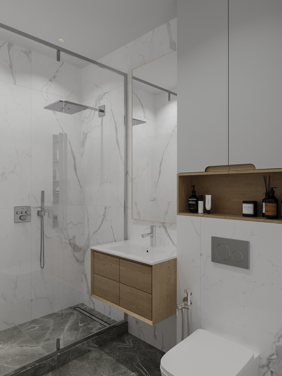 Современная квартира 94 м² - проект для семьи с ребёнком