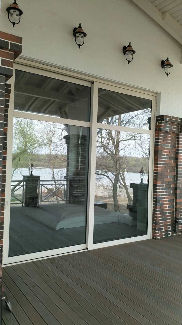 Остекление частного дома