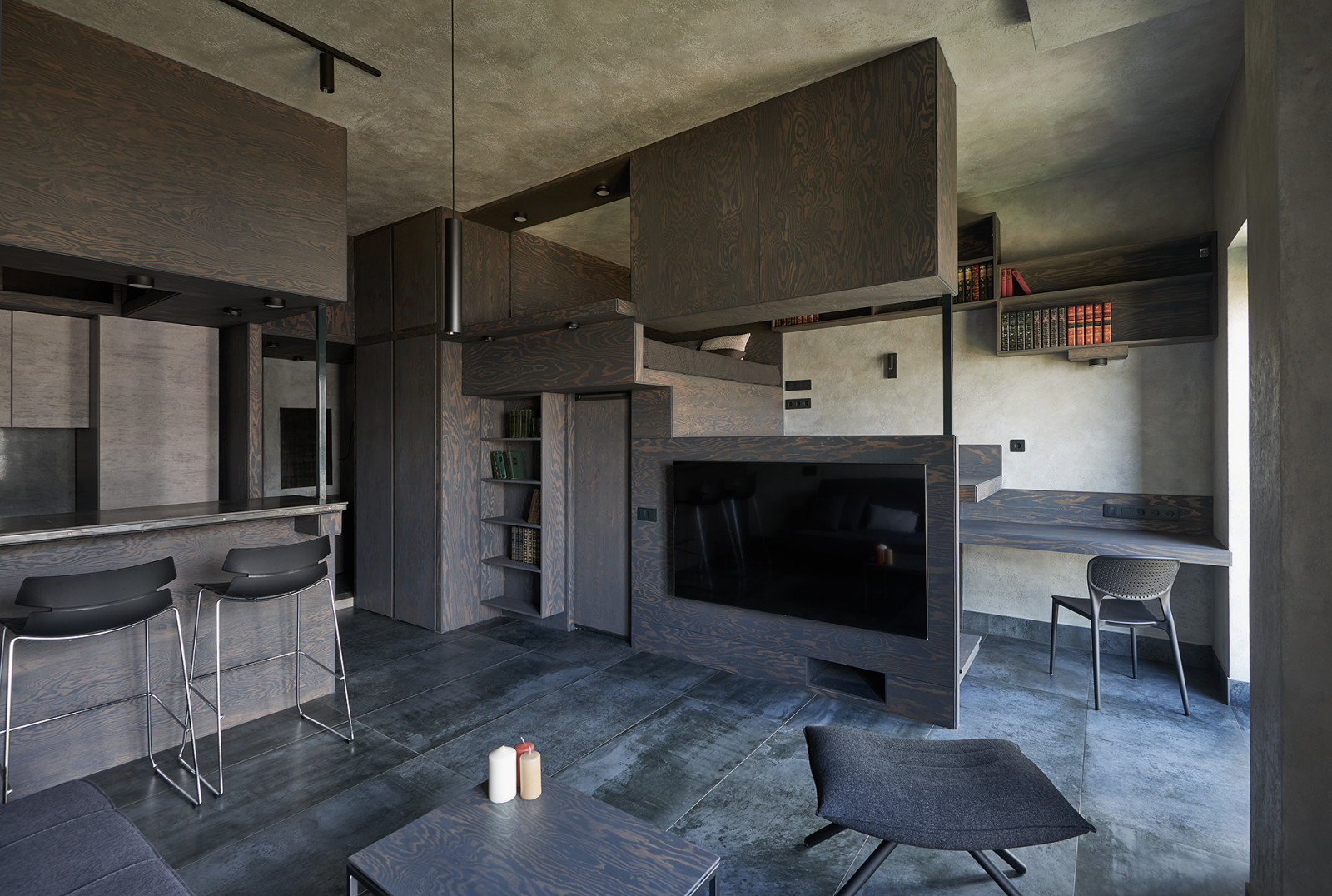 Houzz тур: Студия из интерьерного конструктора — 39 кв.м