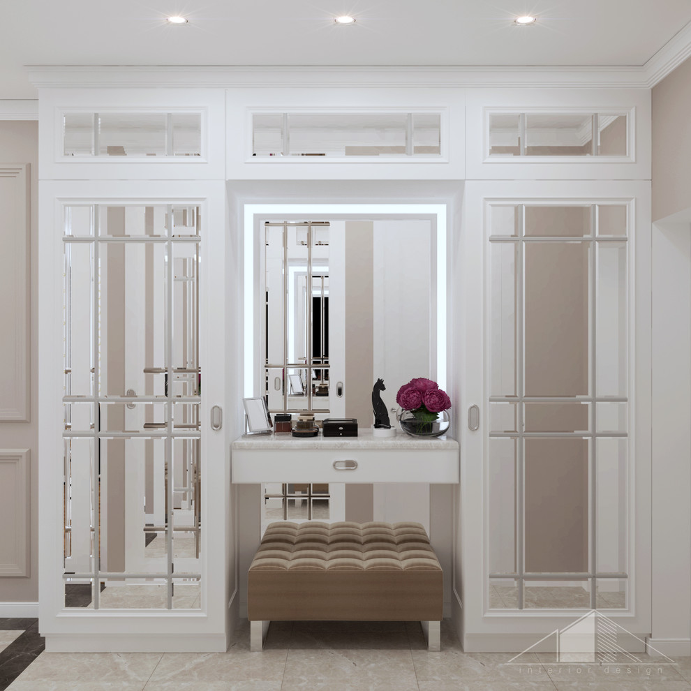 Дизайн трехкомнатной квартиры в стиле неоклассика