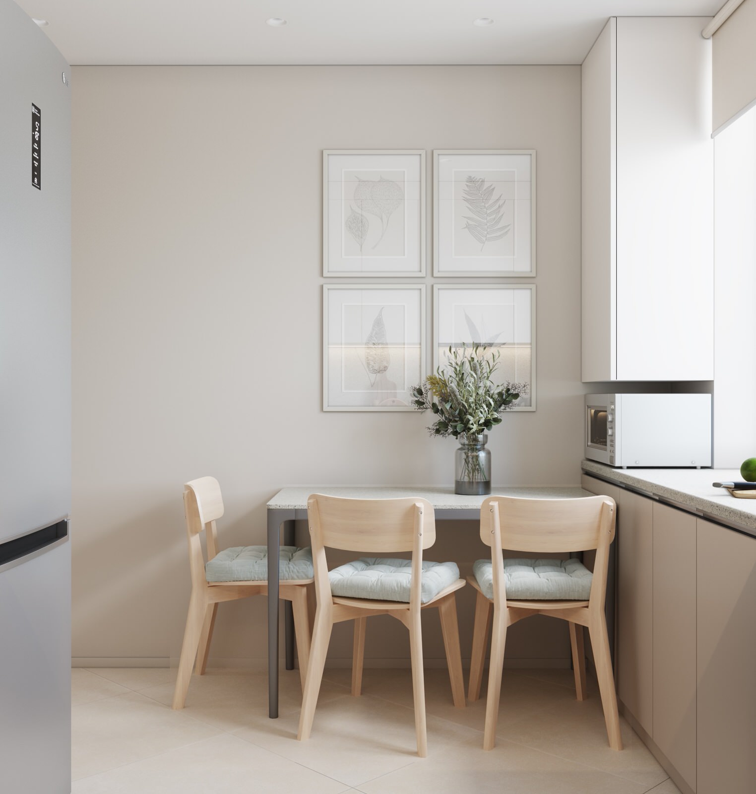 down to the millimeter