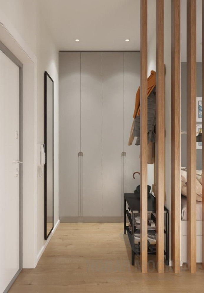 Дизайн-проект квартиры-студии 27 кв.м в ЖК «Москвичка»