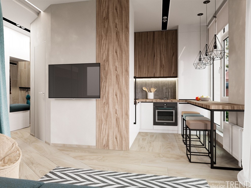 Интерьер квартиры студии в Сочи