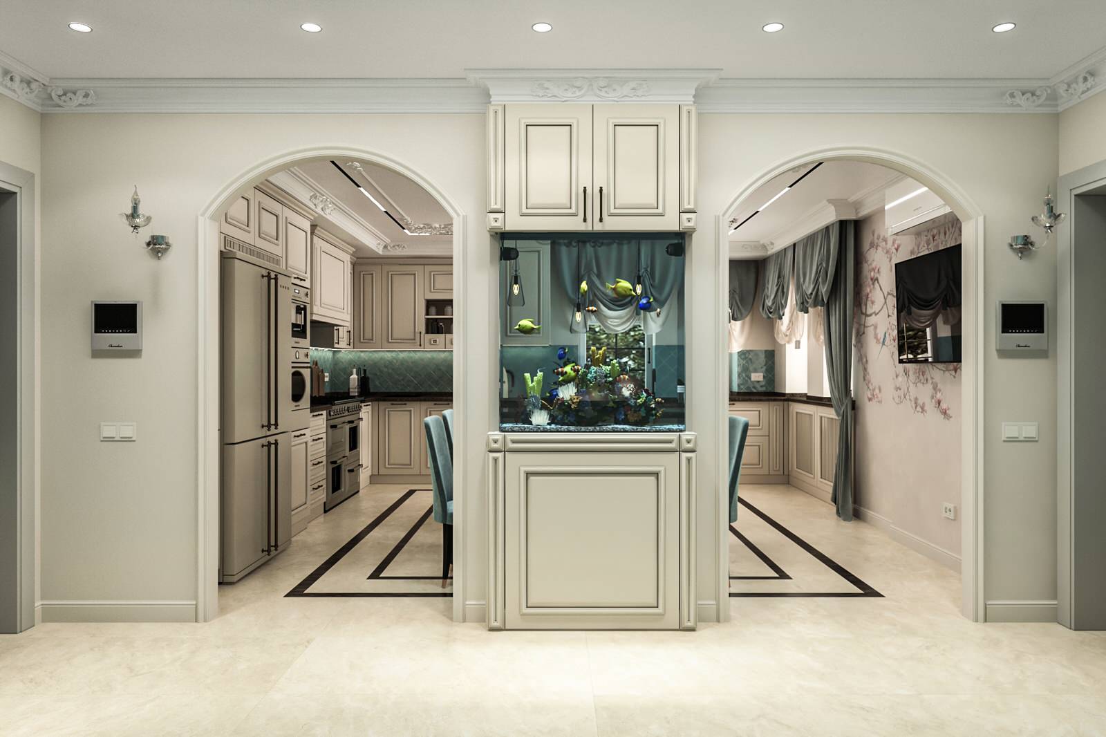 Кухня в Загородном доме на Ильинском щоссе