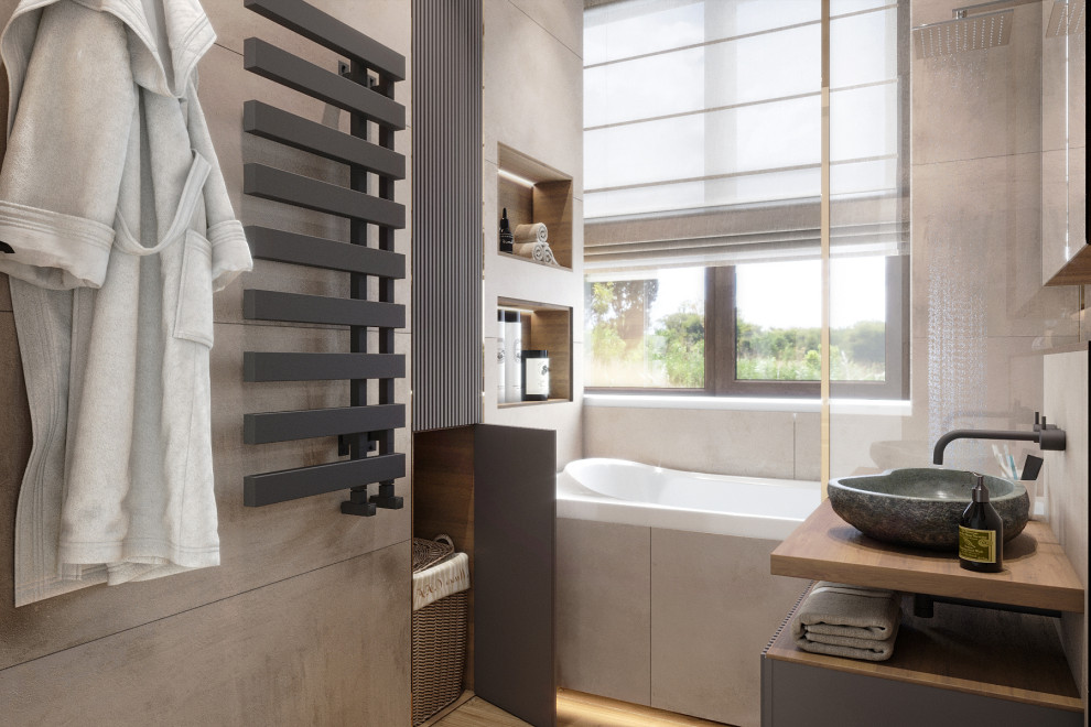 Обложка проекта: Дизайн проект Ванной комнаты