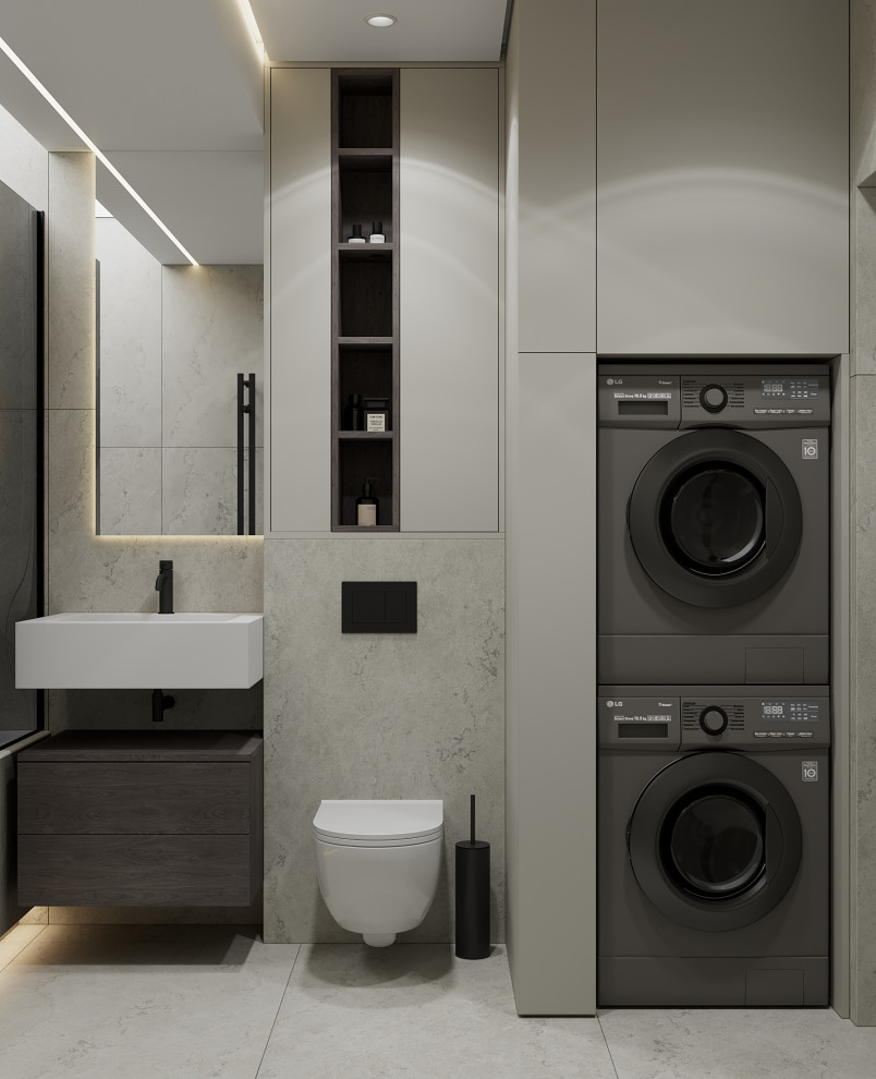 Дизайн-проект квартиры в современном стиле для молодой яркой пары