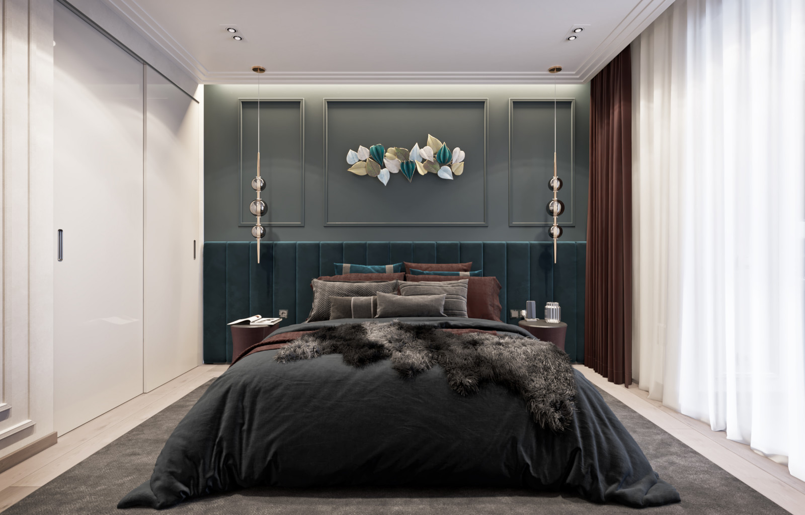 Дизайн интерьера квартиры. 168 кв.м. Soft contrasts.