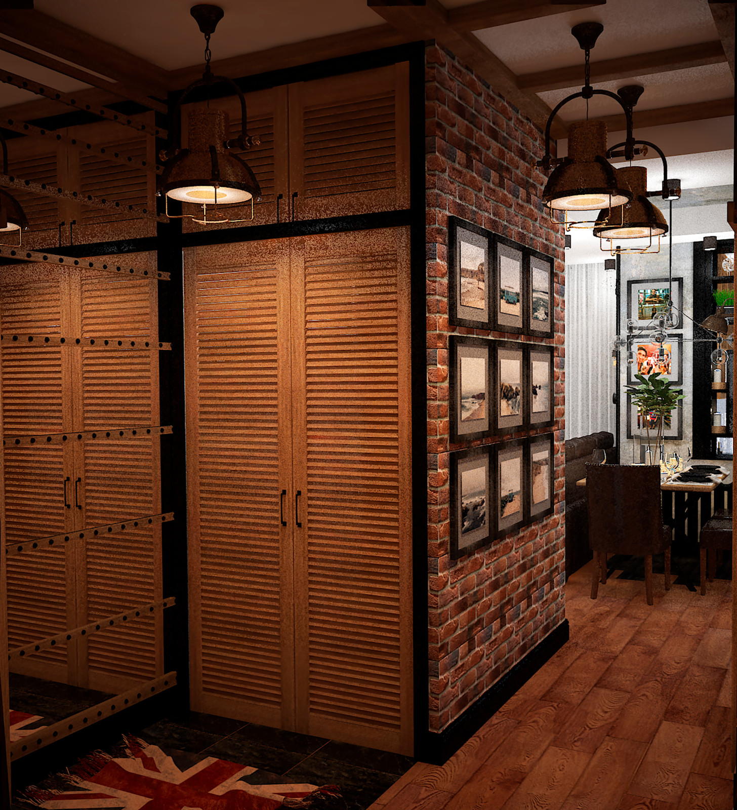 Малогабаритная квартира в стиле лофт