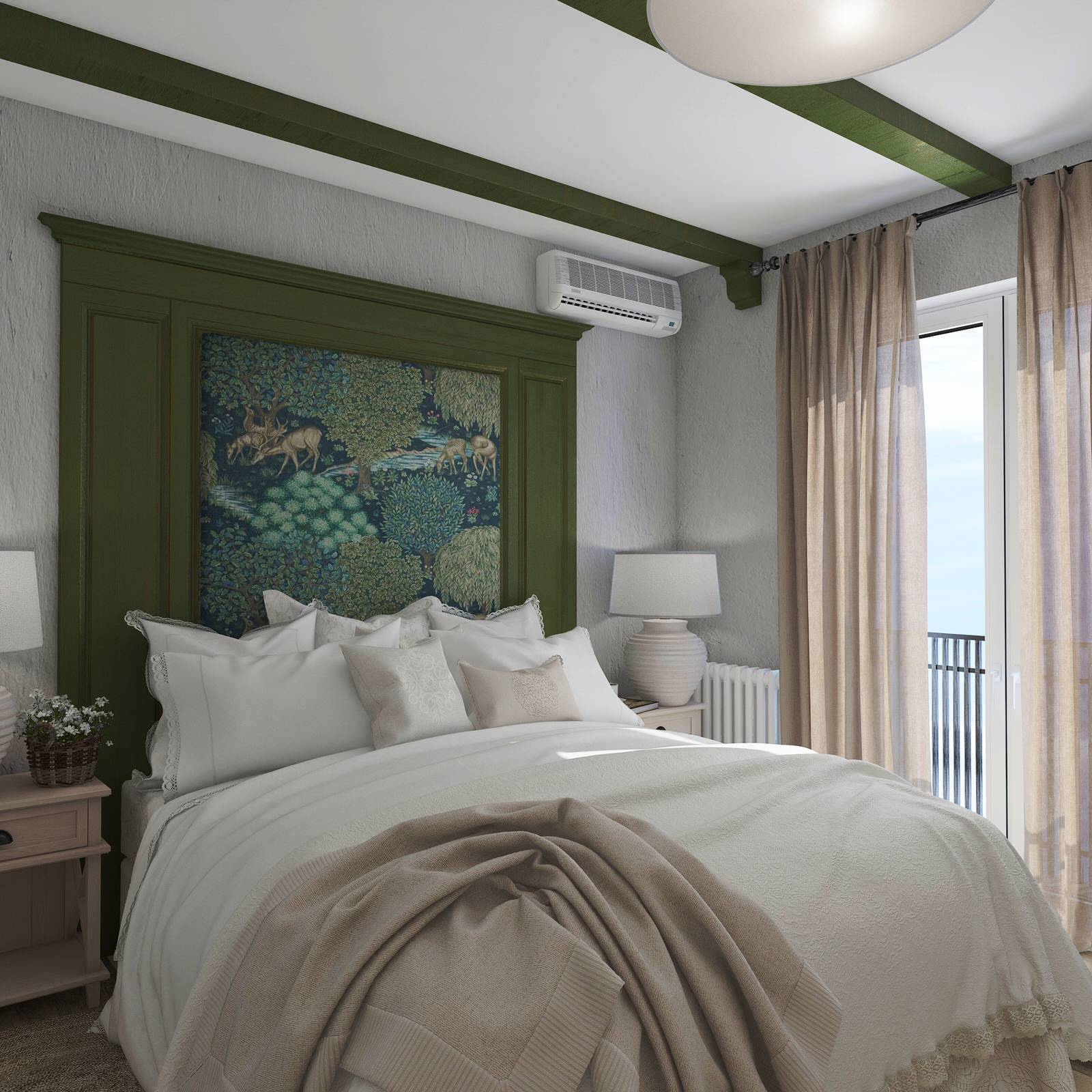 Проект квартиры в стиле Прованс (70 кв м)